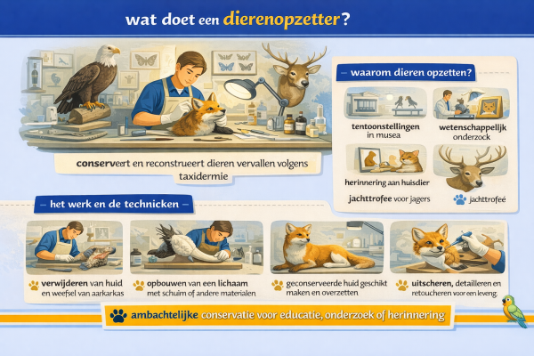 Wat doet een dierenopzetter